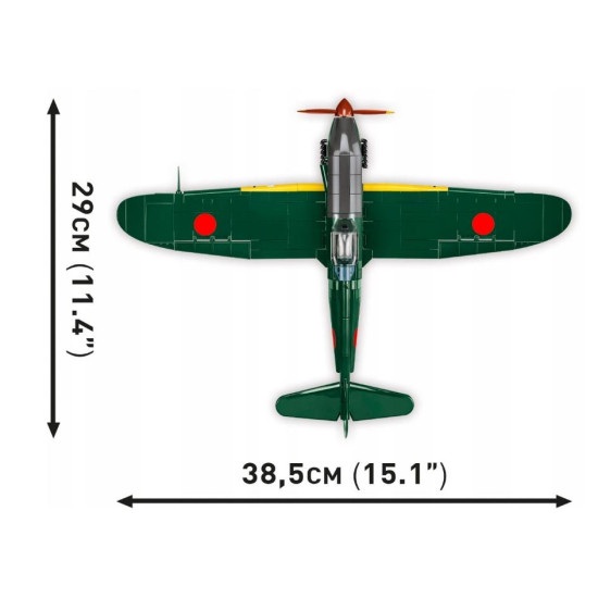 Klocki Historical Collection WWII KAWASAKI KI-61-I HIEN (TONY) 324K