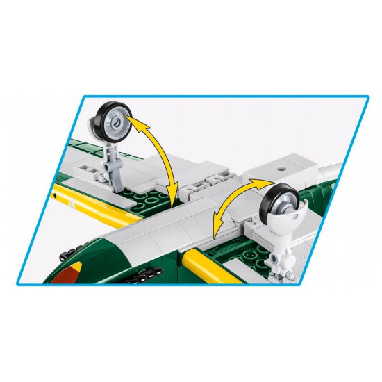 Klocki Historical Collection WWII KAWASAKI KI-61-I HIEN (TONY) 324K