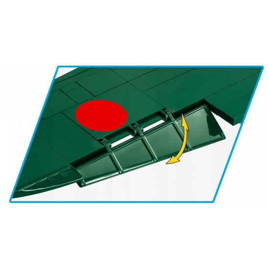 Klocki Historical Collection WWII KAWASAKI KI-61-I HIEN (TONY) 324K