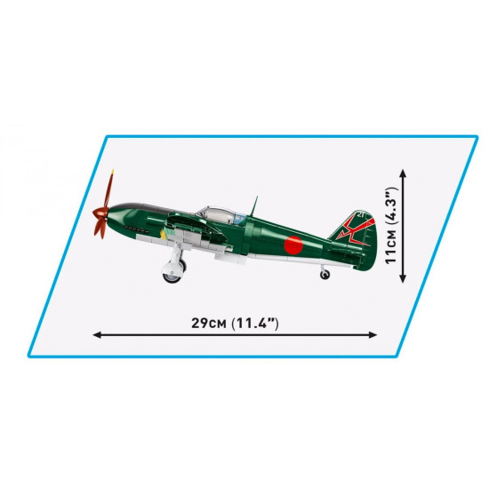 Klocki Historical Collection WWII KAWASAKI KI-61-I HIEN (TONY) 324K