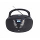 Boombox FM PLL CD/MP3/USB/AUX czarny