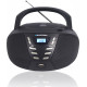 Boombox FM PLL CD/MP3/USB/AUX czarny