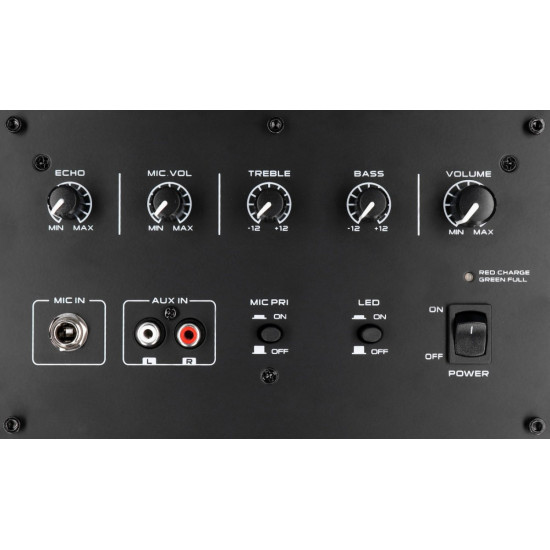 System audio MB08.2 PLL FM USB/SD/BT Karaoke LED