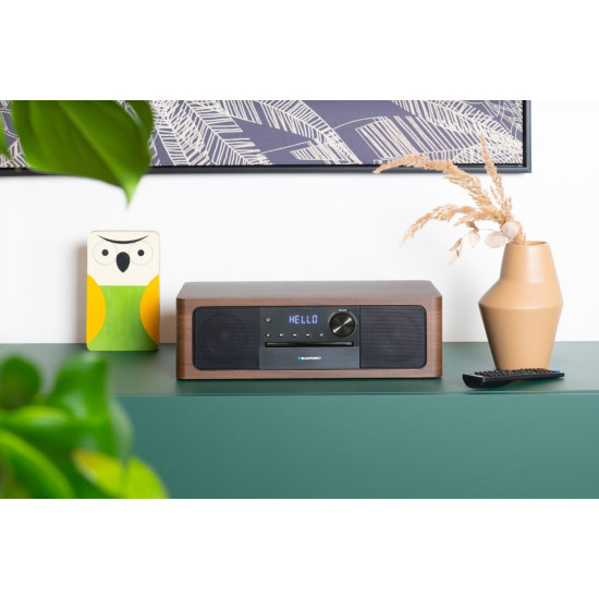 Mikrowieża all-in-one Bluetooth, HDMI ARC, Wejście optyczne CD/MP3/USB/AUX Zegar/ Alarm