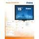Monitor 15 cali T1531SR-B1S VA,RESISTIVE,HDMI,DP,VGA,IP54,2x1W 