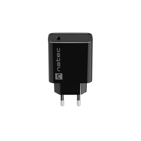 Ładowarka sieciowa Ribera 1x USB-C 20W Czarna 