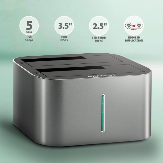 ADSA-DC Stacja dokująca USB 3.2 Gen 1 - 2x SATA 6G 2.5