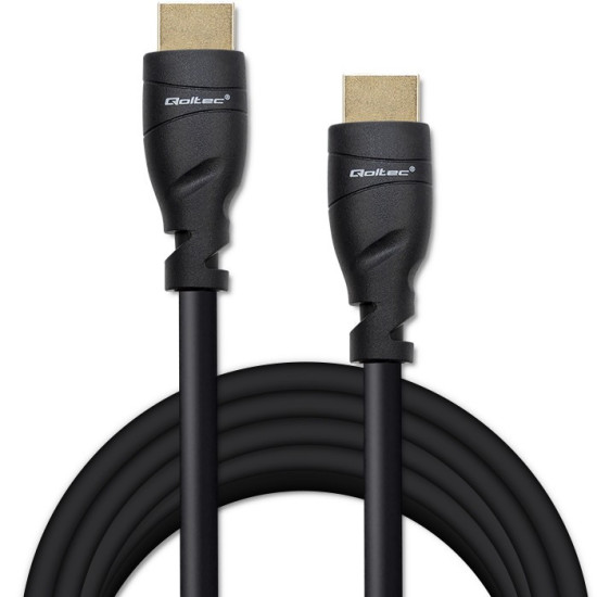 Kabel HDMI v2.1 Ultra High Speed 8K | 60Hz | 26AWG | 5m Złoty 