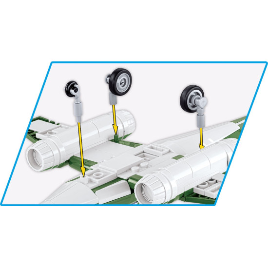 Klocki Messerschmitt Me262 