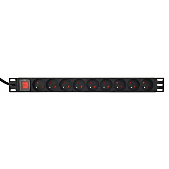 Listwa zasilająca rack PDU 9xFR 1U 16A FR 2m 
