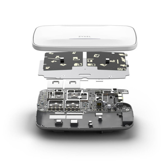 Punkt dostępu AP Single Pack 802.11be AP, Smart Antenna, Standalone                  NebulaFlex 1 year Nebula Pro pack license bundled EU and UK      