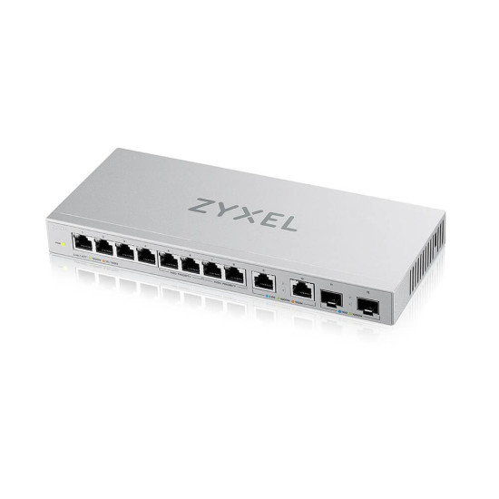 Przełącznik 12-Port Gigabit Unmanaged Switch with 8-Port 1G +                        2-Port 2.5G + 2-Port SFP+ XGS1010-12-ZZ0102F 