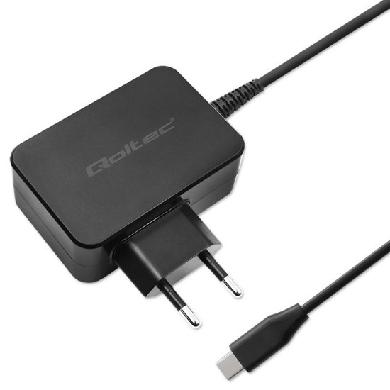 Ładowarka GaN Power Pro | 1xUSB-C | 45W | 5-20V | 2.25-3A |      Czarna 