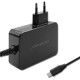 Ładowarka GaN Power Pro | 1xUSB-C | 90W | 5-20V | 3-4.5A | Czarna 