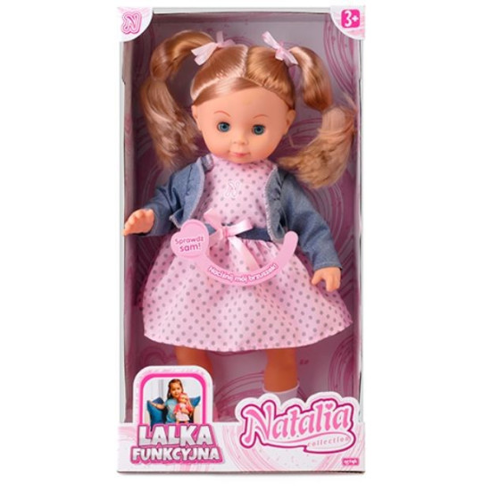 Lalka Natalia mówi po polsku 39 cm