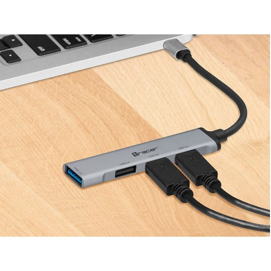 HUB USB 3.0 H40 4 ports, USB-C 