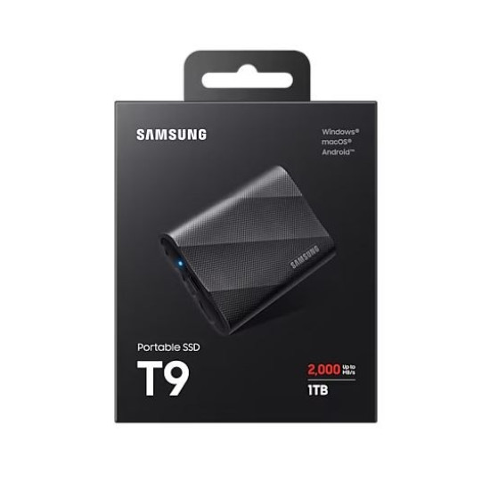 Dysk zewnętrzny SSD T9 1TB USB3.2 GEN.2 czarny