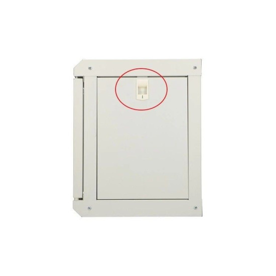 Szafa rack 6U 10 cali szara wisząca 