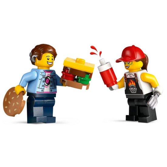 Klocki City 60404 Ciężarowka z burgerami