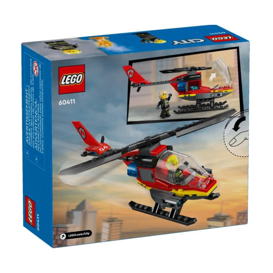 Klocki City 60411 Strażacki helikopter ratunkowy