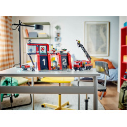 Klocki City 60414 Remiza strażacka z wozem strażackim