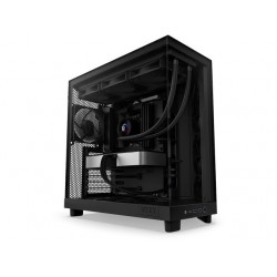 Obudowa H6 Flow z oknem Czarna 