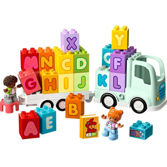 Klocki DUPLO 10421 Ciężarowka z alfabetem