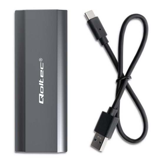 Obudowa | kieszeń NV2271 na dysk M.2 SSD | SATA | NVMe | USB-C | 2TB 