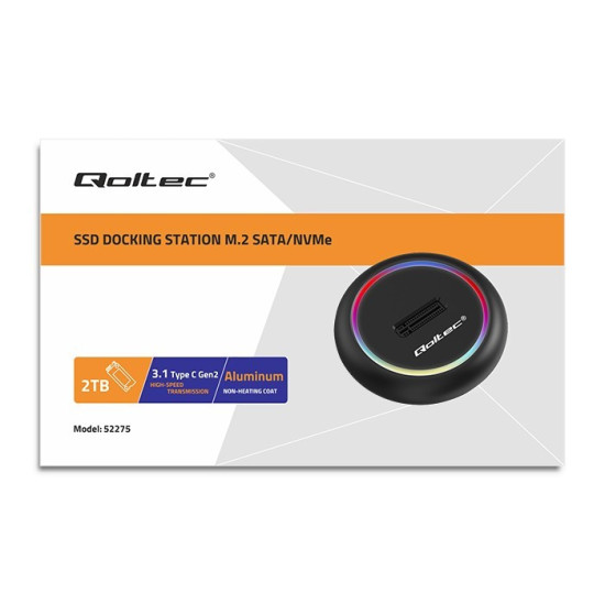Stacja dokujca dysków SSD M.2 | NVMe | SATA | USB-C | 2TB 