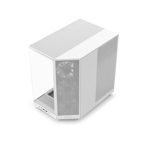 Obudowa H6 Flow RGB z oknem Biała 