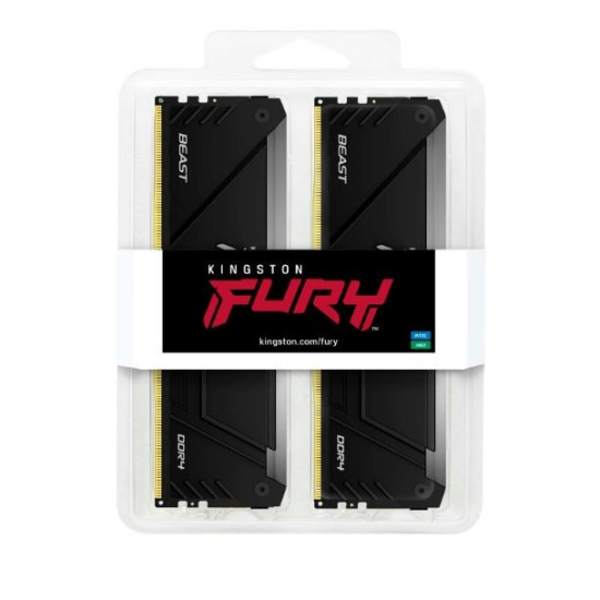Pamięć DDR4 Fury Beast    RGB  16GB(2* 8GB)/3200  CL16 
