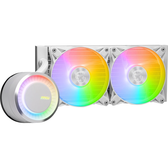 Chłodzenie MAG CORELIQUID E240 White 240mm 2xARGB FAN 