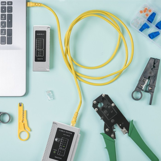 Modułowa zaciskarka do cięcia i zaciskania kabli Ethernet 8P 6P 