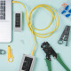 Modułowa zaciskarka do cięcia i zaciskania kabli Ethernet 8P 6P 