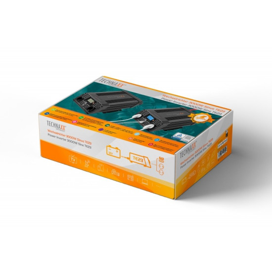 Falownik inwerter mocy 3000W DC 12V/AC 230V TE23