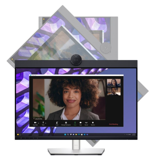 Monitor P2424HEB 23.8 cala LED  IPS Full HD (1920 x1080)/16:9/HDMI/DP/ RJ-45/Kamera/Głośniki/Mikrofon/3YPPG