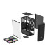 Obudowa Fury Shobo SH4F RGB Midi Tower z oknem Czarna 