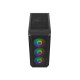 Obudowa Fury Shobo SH4F RGB Midi Tower z oknem Czarna 