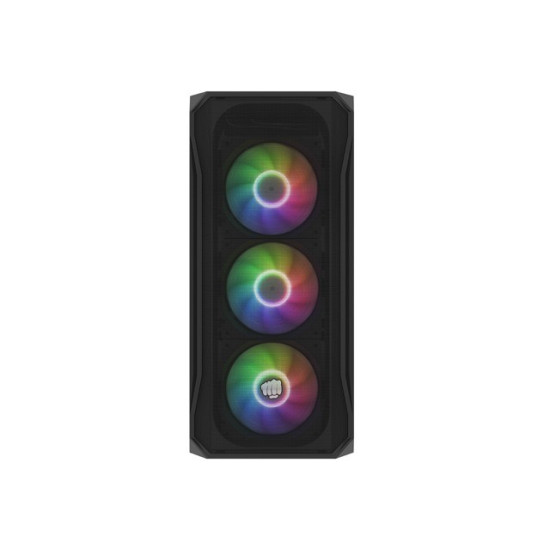 Obudowa Fury Shobo SH4F RGB Midi Tower z oknem Czarna 