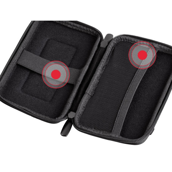 Futerał do zewnętrznego dysku twardego 2,5 Czarny 