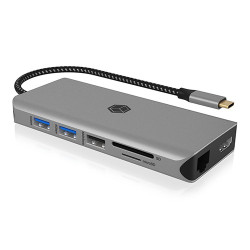 Stacja dokująca IB-DK4061-CPD 12w1,2xHDMI, PD 100W 