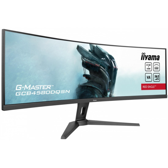 Monitor 45 cali G-Master GCB4580DQSN-B1, VA,DQHD,165HZ,USB-C-DOCK,RJ45,32:9,  1500R,450cd/m2,3000:1,0.8ms,3xUSB,2xHDMI,1xDP,2x3W,PowerDelivery-90W