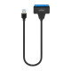 Adapter USB-C 3.1 Gen 1 (M) - SATA (F) do dysków 2.5 cala , AK-68 