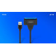 Adapter USB-C 3.1 Gen 1 (M) - SATA (F) do dysków 2.5 cala , AK-68 
