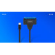 Adapter USB-C 3.1 Gen 1 (M) - SATA (F) do dysków 2.5 cala, AK-69 