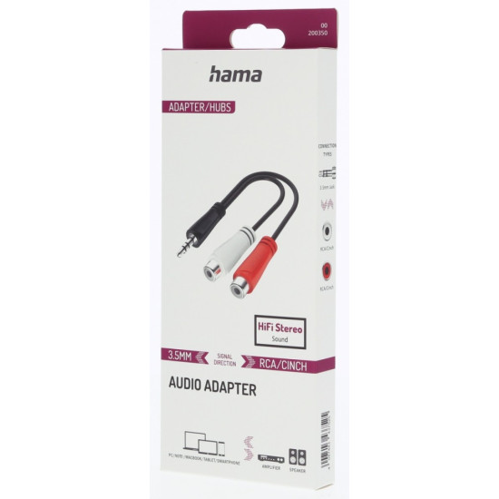 Adapter jack 3,5mm stereo 