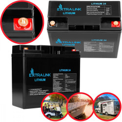 Akumulator LiFePO4  24AH 12.8V BMS EX.30424 