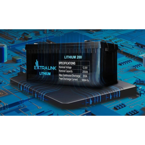 Akumulator LiFePO4 200AH 12.8V BMS EX.30479 