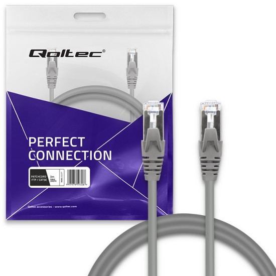 Kabel patchcord FTP | CAT5e | 2 x RJ-45 | 3m 