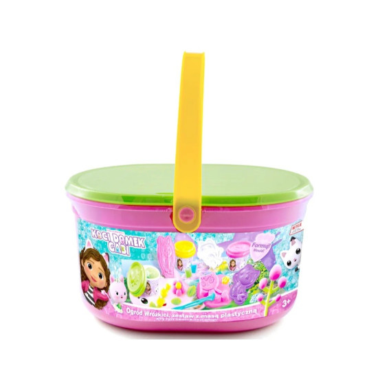 Zestaw z masą plastyczną Koci Domek Gabi - Ogród Wróżkici